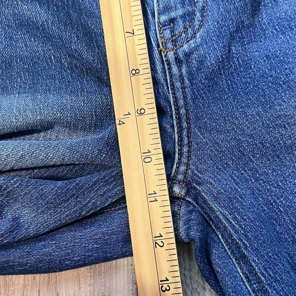 Quince Women Size 31 Bella Stretch Relaxed Straight Jeans Atlantic Blue - Picture 9 of 10